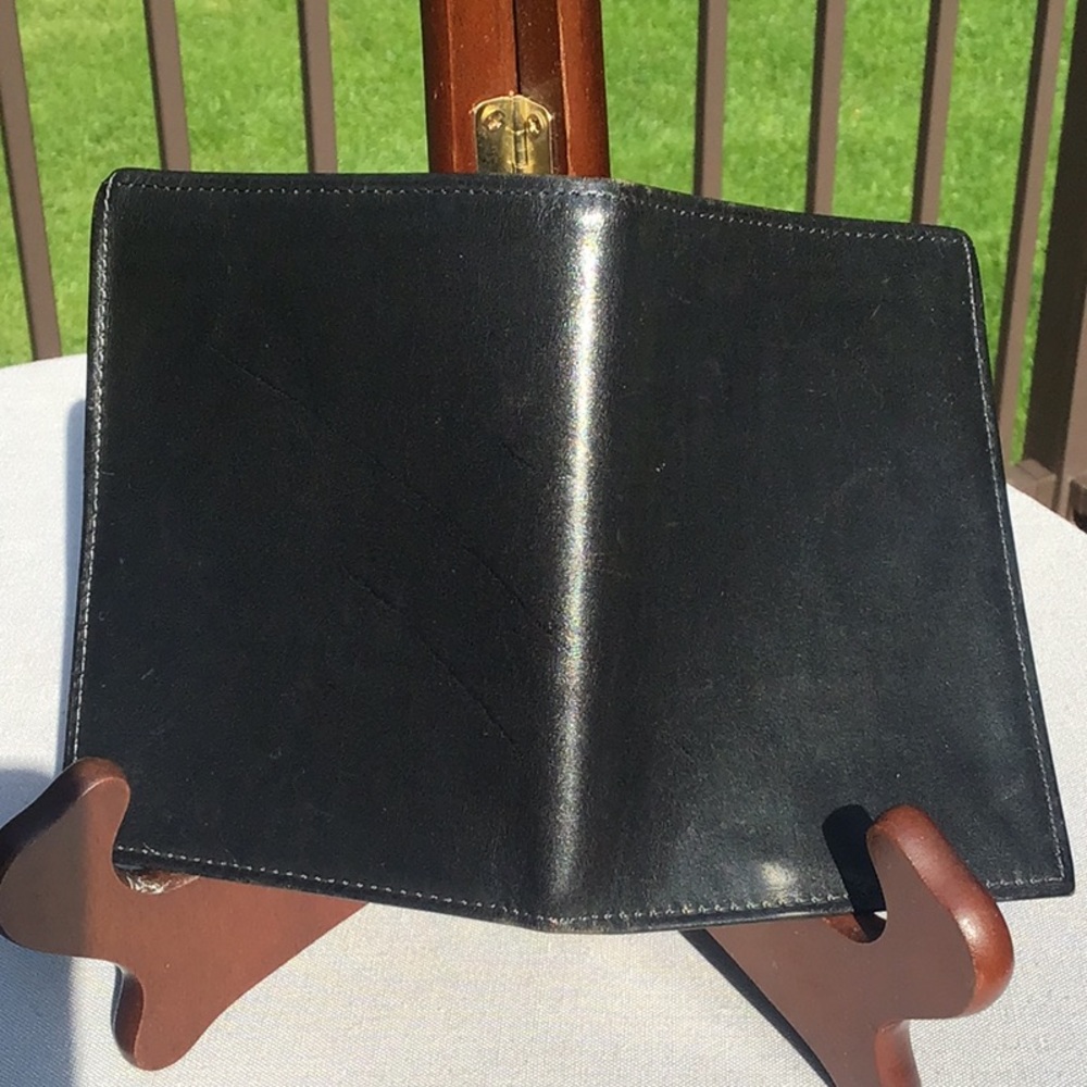 VTG ROLFS BLACK LEATHER WALLET - Picture 2 of 7